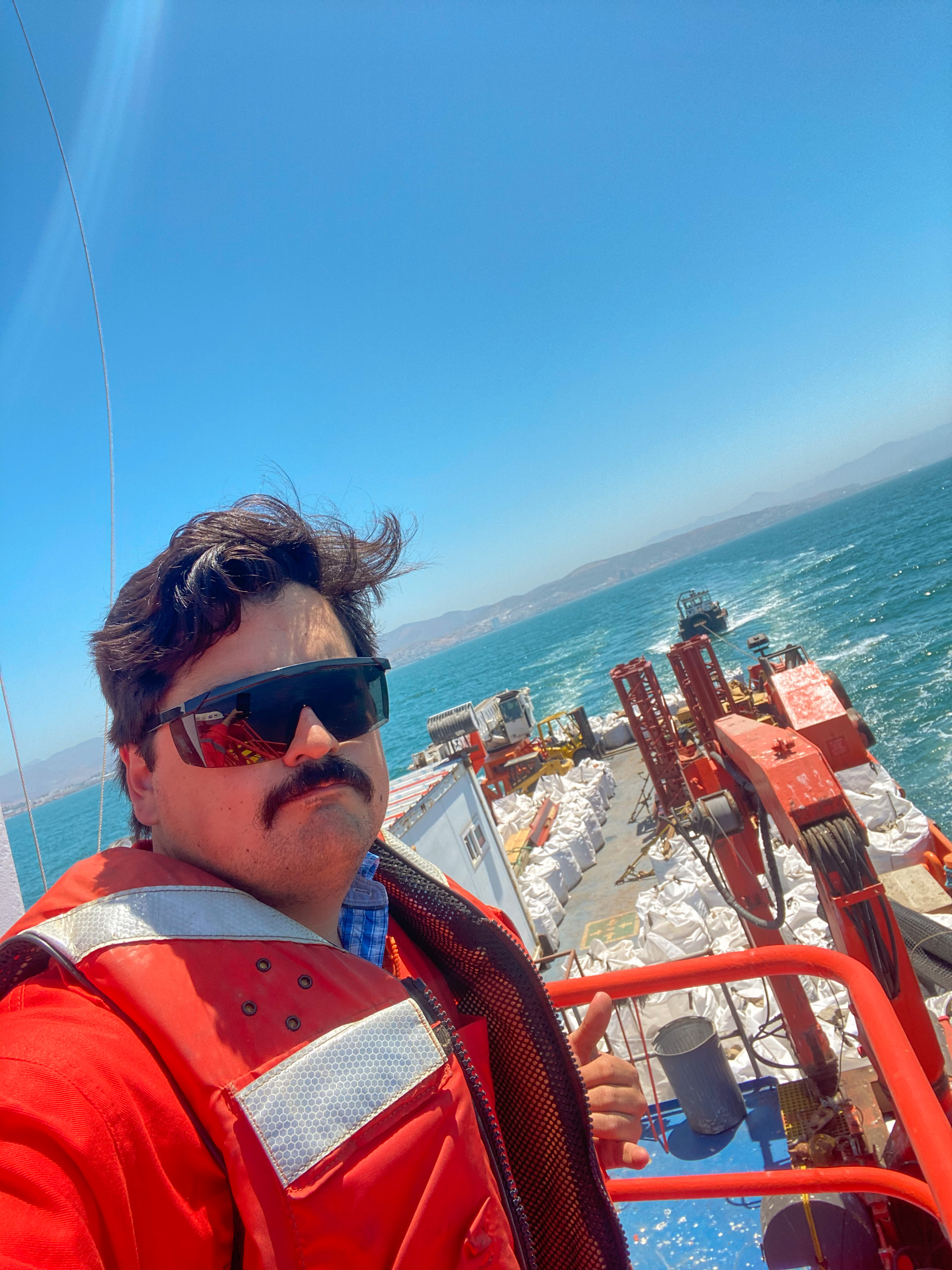 At sea, Mexico