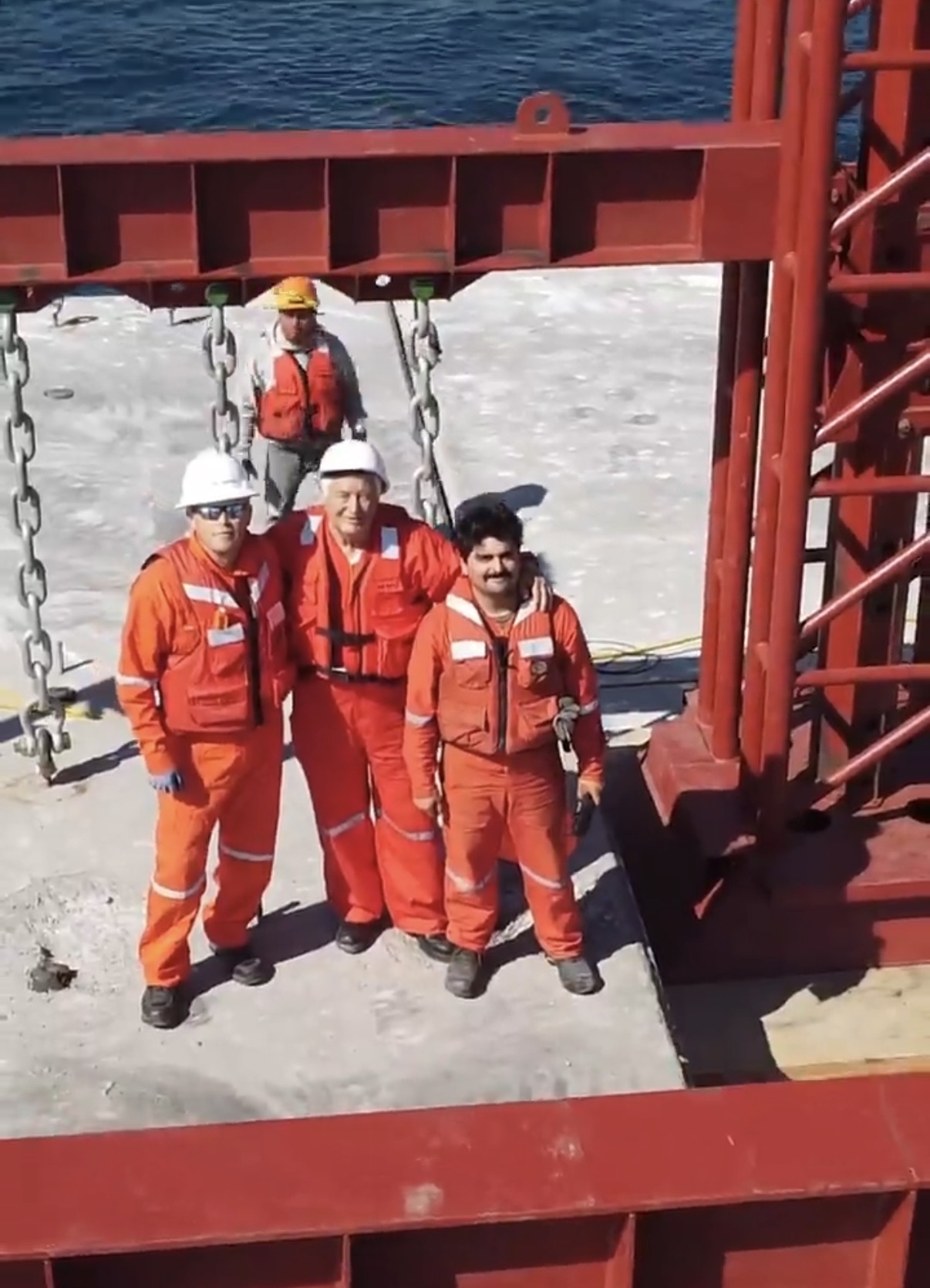 LNG breakwater repairs
